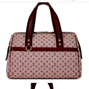 SOLD-Very good condition Louis Vuitton GM Josephine Bordeaux Monogram Minilin
